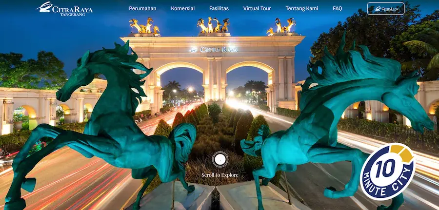 CitraRaya Website Preview